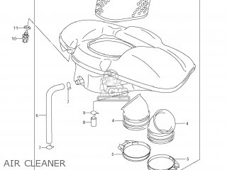 AIR CLEANER - VL1500 BOULEVARD C90 2005 (K5) USA (E03)