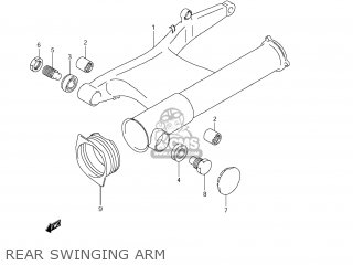 REAR SWINGING ARM - VL1500 BOULEVARD C90 2005 (K5) USA (E03)