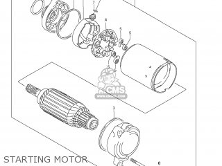 STARTING MOTOR - VL1500 BOULEVARD C90 2005 (K5) USA (E03)