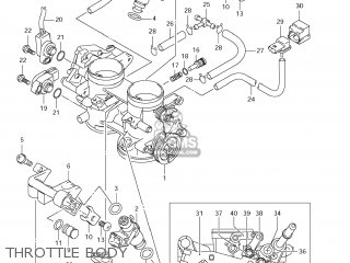 THROTTLE BODY - VL1500 BOULEVARD C90 2005 (K5) USA (E03)
