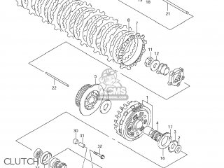 CLUTCH - VL1500 BOULEVARD C90 2006 (K6) USA (E03)