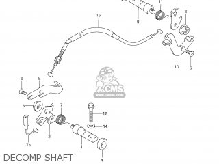DECOMP SHAFT - VL1500 BOULEVARD C90 2006 (K6) USA (E03)