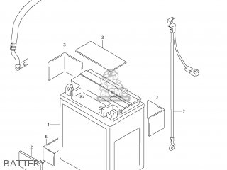 BATTERY - VL1500 BOULEVARD C90 2007 (K7) USA (E03)