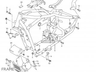 FRAME - VL1500 BOULEVARD C90 2007 (K7) USA (E03)