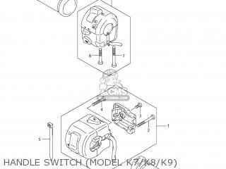 HANDLE SWITCH (MODEL K7/K8/K9) - VL1500 BOULEVARD C90 2007 (K7) USA (E03)