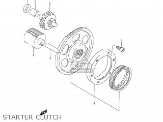 STARTER CLUTCH - VL1500 BOULEVARD C90 2007 (K7) USA (E03)