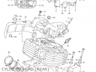 CYLINDER HEAD (REAR) - VL1500 BOULEVARD C90 2008 (K8) USA (E03)