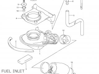 FUEL INLET - VL1500 BOULEVARD C90 2008 (K8) USA (E03)