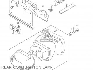 REAR COMBINATION LAMP - VL1500 BOULEVARD C90 2008 (K8) USA (E03)