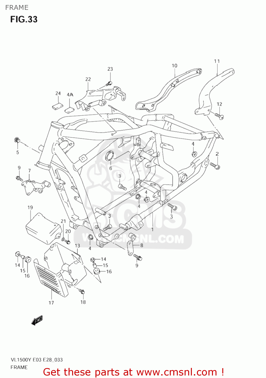 FRAME VL1500 INTRUDER 1998 (W) USA (E03)