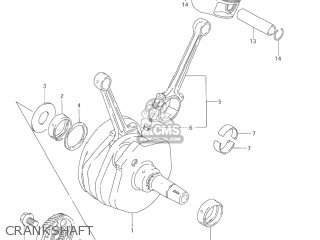 CRANKSHAFT - VL1500 INTRUDER 1998 (W) USA (E03)