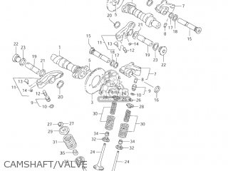 CAMSHAFT/VALVE - VL1500 INTRUDER 1999 (X) USA (E03)