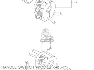 HANDLE SWITCH (MODEL K4) - VL1500 INTRUDER 2002 (K2) USA (E03)