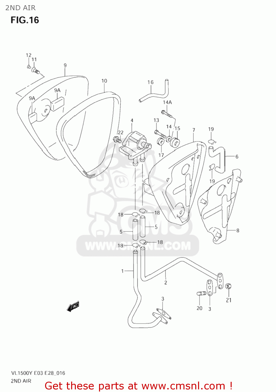 2ND AIR VL1500 INTRUDER 2004 (K4) USA (E03)