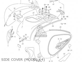 SIDE COVER (MODEL K4) - VL1500 INTRUDER 2004 (K4) USA (E03)