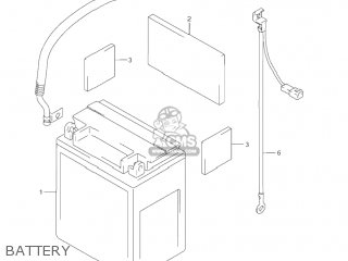 BATTERY - VL1500B INTRUDER 1998 (W) USA (E03)