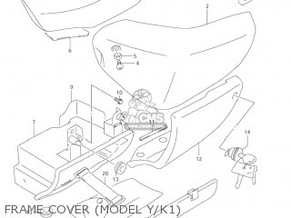 FRAME COVER (MODEL Y/K1) - VL1500B INTRUDER 1998 (W) USA (E03)