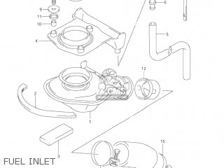 FUEL INLET - VL1500B INTRUDER 1998 (W) USA (E03)