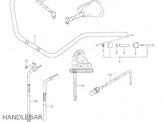 HANDLEBAR - VL1500B INTRUDER 1998 (W) USA (E03)