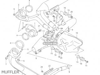 MUFFLER - VL1500B INTRUDER 2000 (Y) USA (E03)
