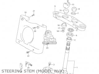 STEERING STEM (MODEL W/X) - VL1500B INTRUDER 2002 (K2) USA (E03)