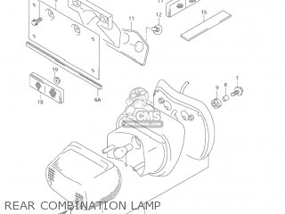 REAR COMBINATION LAMP - VL1500B INTRUDER 2003 (K3) USA (E03)
