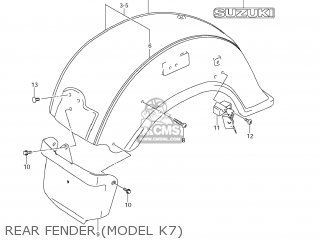 Suzuki VL1500T BOULEVARD C90 2005 (K5) USA (E03) parts lists and schematics