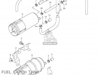 FUEL CATCH TANK - VL1500T BOULEVARD C90 2005 (K5) USA (E03)