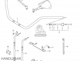 HANDLEBAR - VL1500T BOULEVARD C90 2005 (K5) USA (E03)