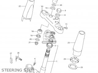 STEERING STEM - VL1500T BOULEVARD C90 2005 (K5) USA (E03)