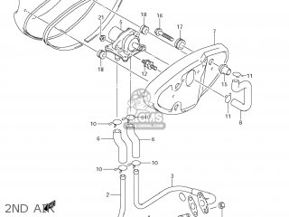 2ND AIR - VL1500T BOULEVARD C90 2006 (K6) USA (E03)