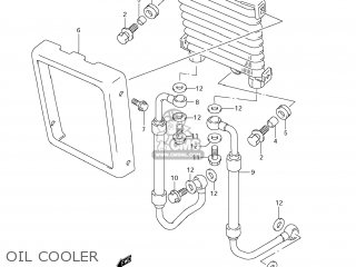 OIL COOLER - VL1500T BOULEVARD C90 2006 (K6) USA (E03)
