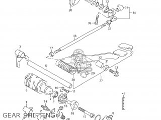 GEAR SHIFTING - VL1500T BOULEVARD C90 2007 (K7) USA (E03)