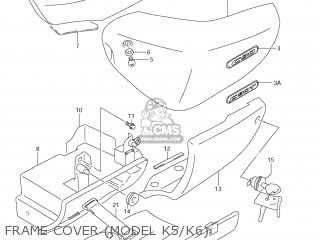 FRAME COVER (MODEL K5/K6) - VL1500T BOULEVARD C90 2008 (K8) USA (E03)