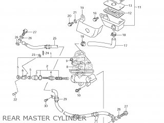 REAR MASTER CYLINDER - VL1500T BOULEVARD C90 2008 (K8) USA (E03)