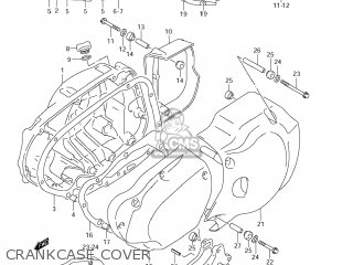 CRANKCASE COVER - VL1500T BOULEVARD C90 2009 (K9) USA (E03)