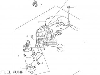 FUEL PUMP - VL1500T BOULEVARD C90 2009 (K9) USA (E03)