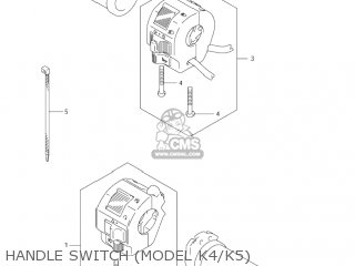 HANDLE SWITCH (MODEL K4/K5) - VL800 BOULEVARD C50 2005 (K5) CALIFORNIA (E33)