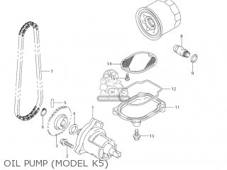 OIL PUMP (MODEL K5) - VL800 BOULEVARD C50 2005 (K5) CALIFORNIA (E33)