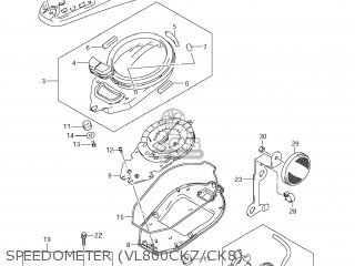 Suzuki VL800 BOULEVARD C50 2006 (K6) USA (E03) parts lists and schematics