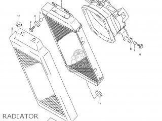 RADIATOR - VL800 BOULEVARD C50 2006 (K6) USA (E03)