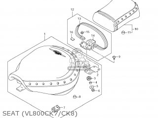 SEAT (VL800CK7/CK8) - VL800 BOULEVARD C50 2006 (K6) USA (E03)