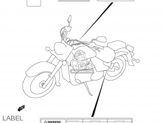 LABEL - VL800 BOULEVARD C50 2007 (K7) USA CALIFORNIA (E03 E33)