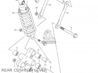 REAR CUSHION LEVER - VL800 BOULEVARD C50 2007 (K7) USA CALIFORNIA (E03 E33)