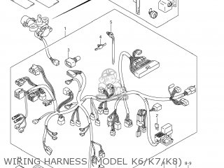 WIRING HARNESS (MODEL K6/K7/K8) - VL800 BOULEVARD C50 2008 (K8) USA CALIFORNIA (E03 E33)