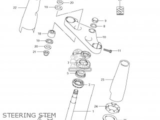 STEERING STEM - VL800 BOULEVARD C50 2009 (K9) USA CALIFORNIA (E03 E33)