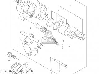 FRONT CALIPER - VL800 VOLUSIA 2001 (K1) USA (E03)