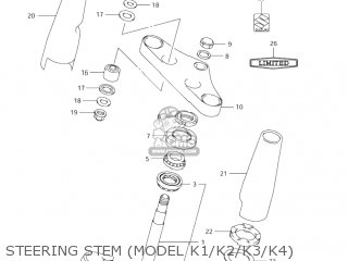 STEERING STEM (MODEL K1/K2/K3/K4) - VL800 VOLUSIA 2001 (K1) USA (E03)