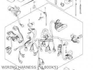 WIRING HARNESS (VL800K5) - VL800 VOLUSIA 2001 (K1) USA (E03)