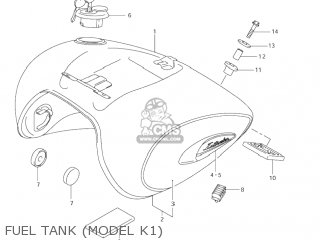 FUEL TANK (MODEL K1) - VL800 VOLUSIA 2002 (K2) USA (E03)